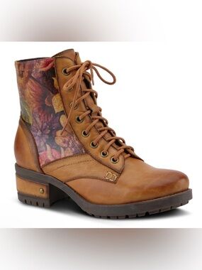 NWOB! L’Artiste MARTY BOOTS by Spring Step, CAMEL MULTI, 41 (9.5/10)